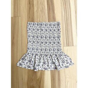 Missguided Rouched Floral Skirt US 6 EUC